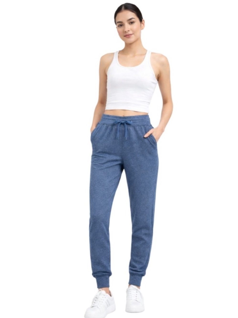 NWT 32 Degrees Cool Joggers Heathered Blue XS